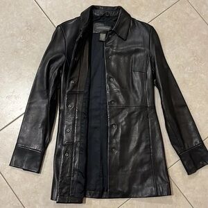 Banana Republic Women's Black Leather Jacket
